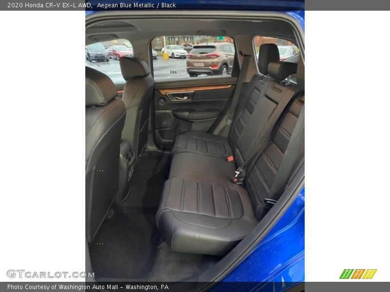 Aegean Blue Metallic / Black 2020 Honda CR-V EX-L AWD