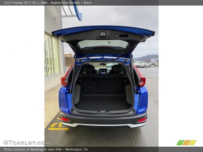 Aegean Blue Metallic / Black 2020 Honda CR-V EX-L AWD