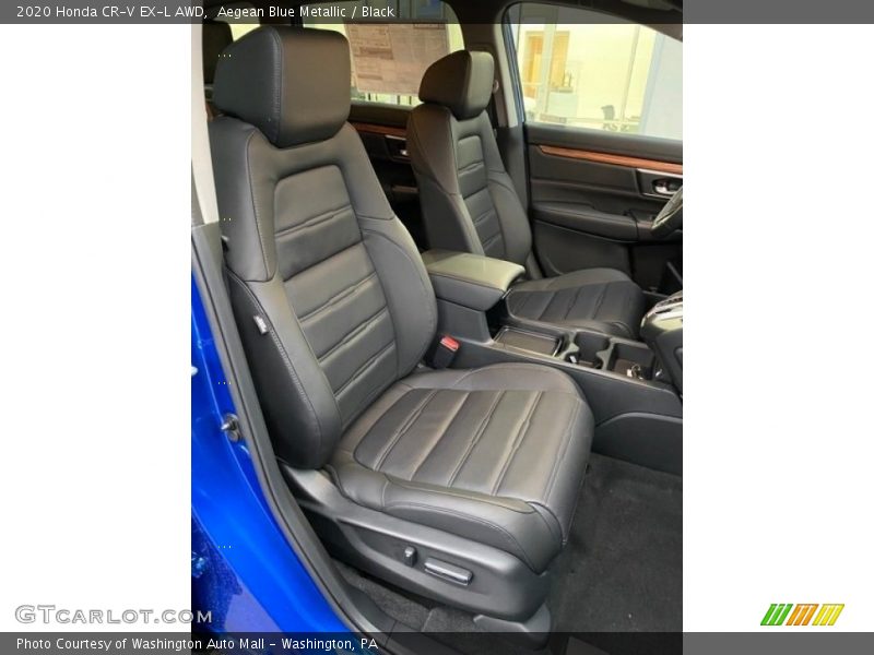 Aegean Blue Metallic / Black 2020 Honda CR-V EX-L AWD