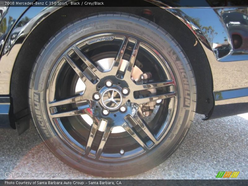 Black / Grey/Black 2008 Mercedes-Benz C 350 Sport