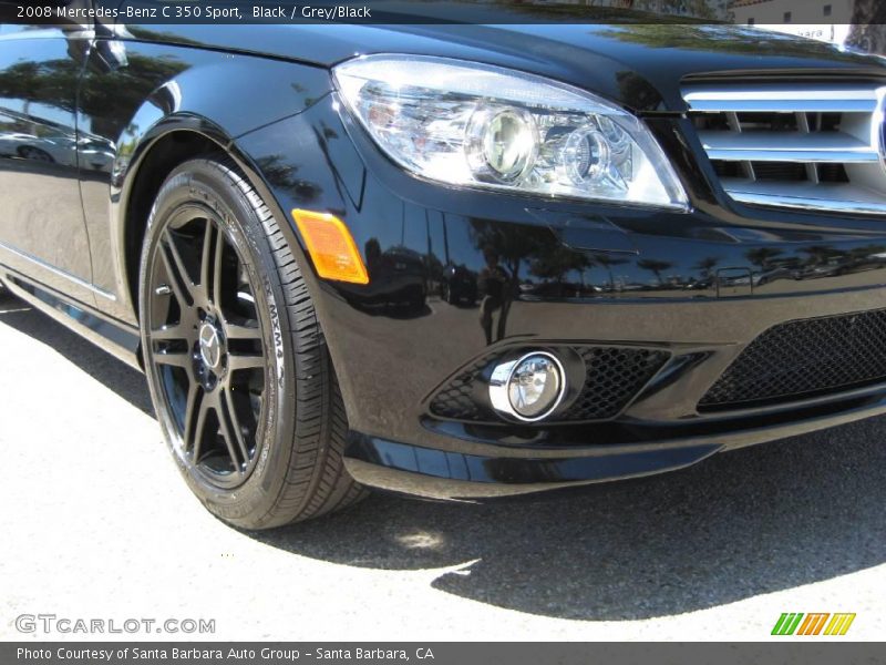 Black / Grey/Black 2008 Mercedes-Benz C 350 Sport