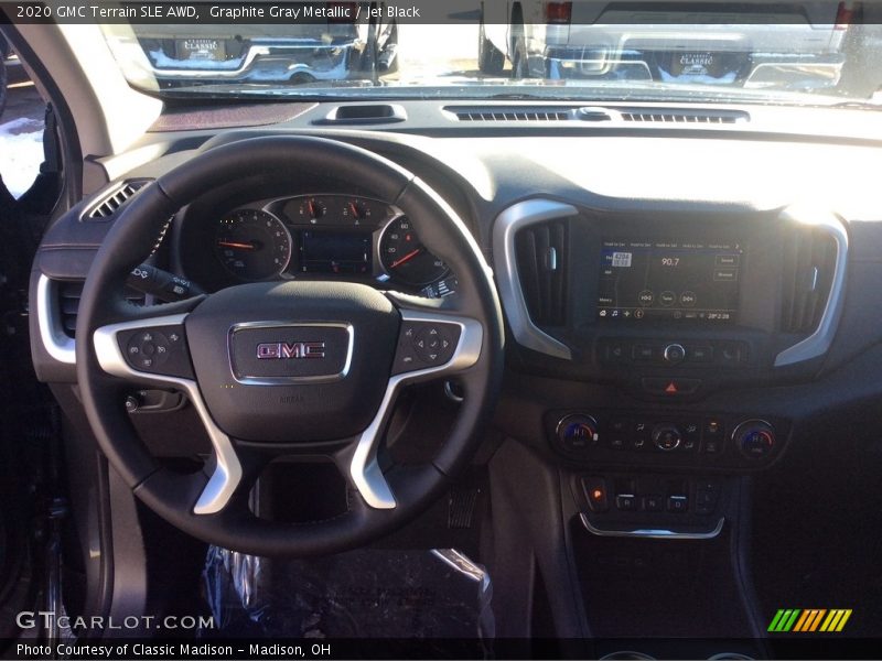 Graphite Gray Metallic / Jet Black 2020 GMC Terrain SLE AWD