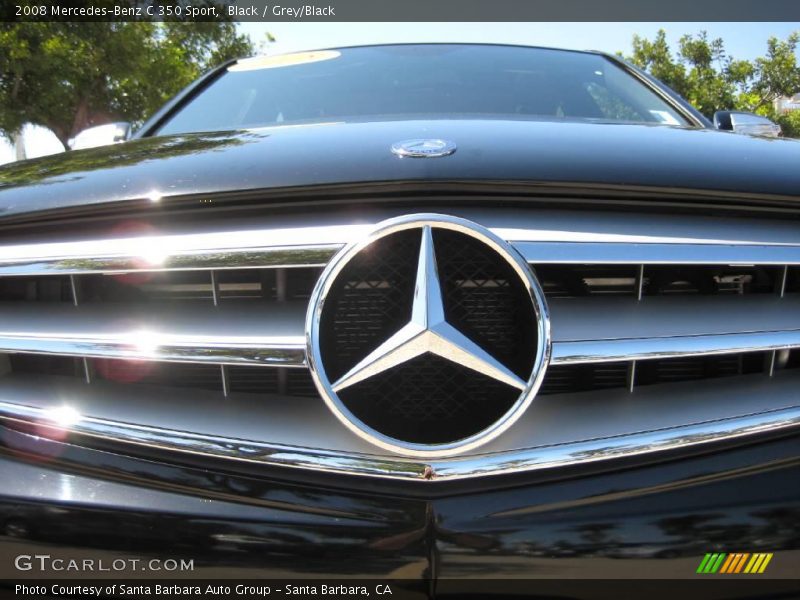 Black / Grey/Black 2008 Mercedes-Benz C 350 Sport