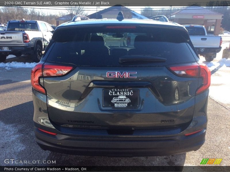 Graphite Gray Metallic / Jet Black 2020 GMC Terrain SLE AWD