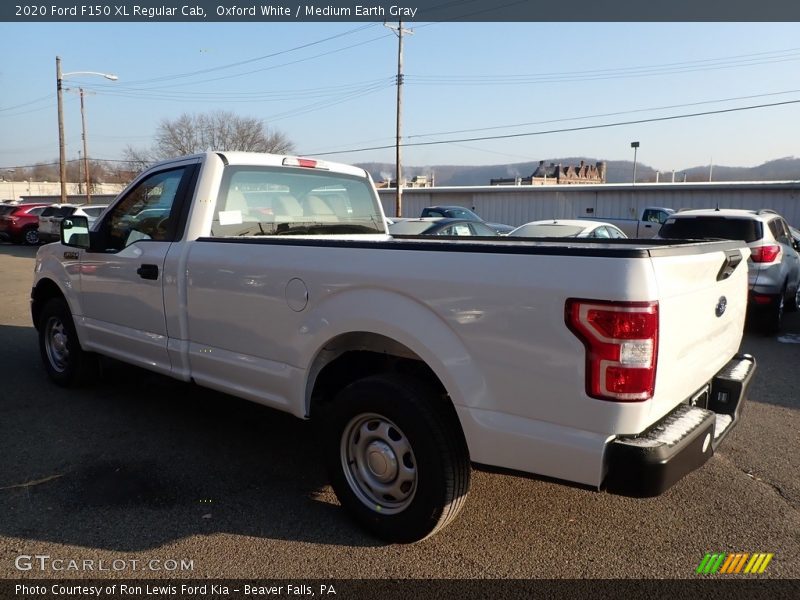 Oxford White / Medium Earth Gray 2020 Ford F150 XL Regular Cab
