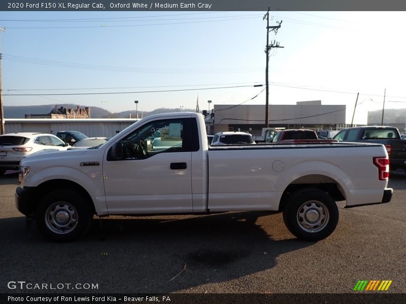 Oxford White / Medium Earth Gray 2020 Ford F150 XL Regular Cab