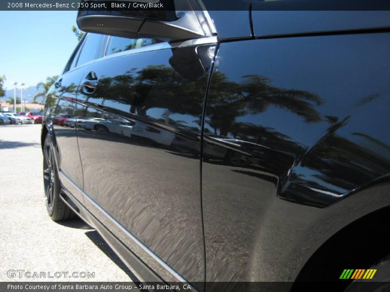 Black / Grey/Black 2008 Mercedes-Benz C 350 Sport