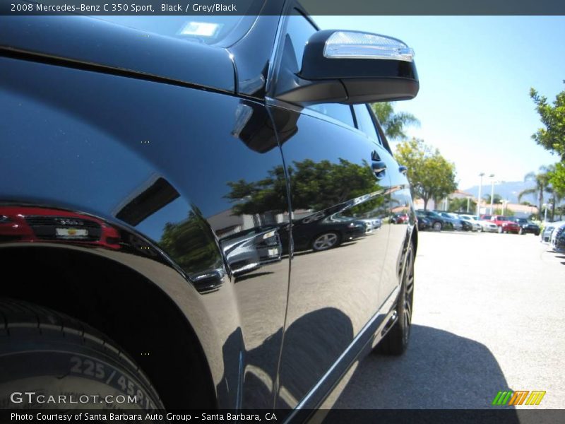 Black / Grey/Black 2008 Mercedes-Benz C 350 Sport