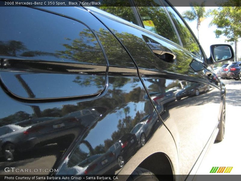 Black / Grey/Black 2008 Mercedes-Benz C 350 Sport