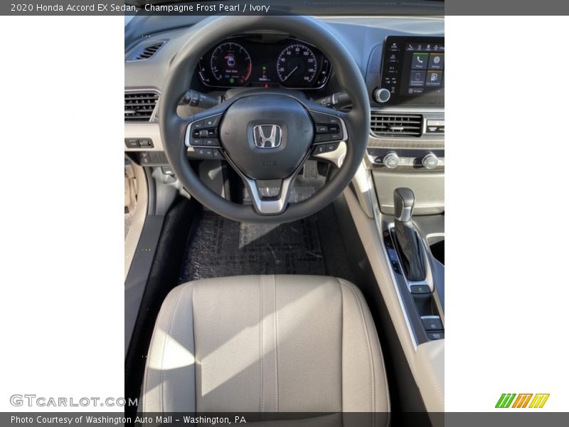Champagne Frost Pearl / Ivory 2020 Honda Accord EX Sedan