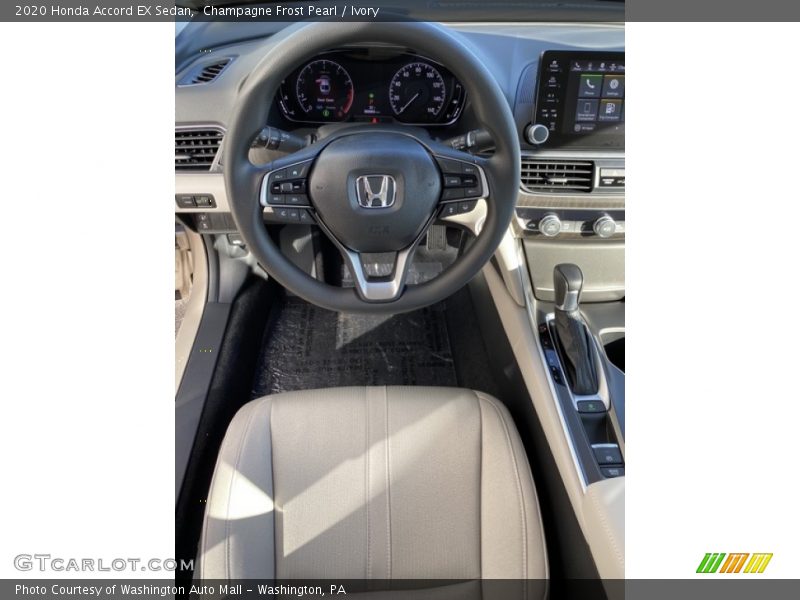 Champagne Frost Pearl / Ivory 2020 Honda Accord EX Sedan