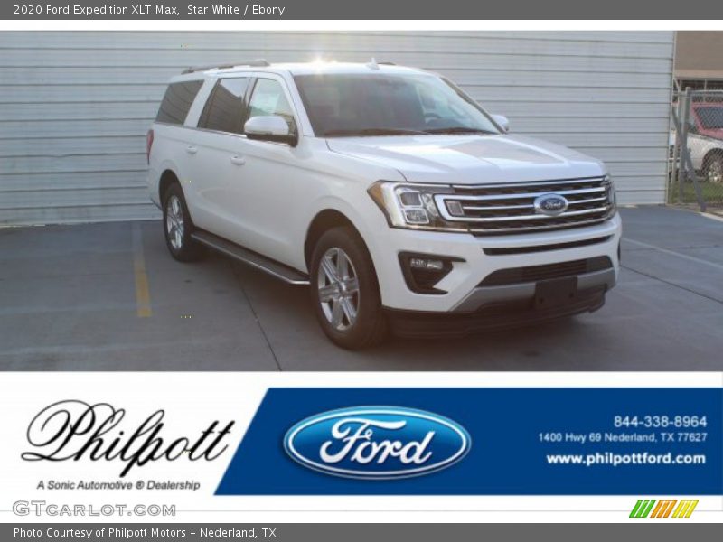 Star White / Ebony 2020 Ford Expedition XLT Max