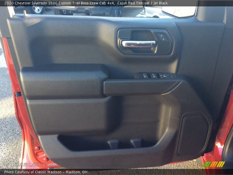 Cajun Red Tintcoat / Jet Black 2020 Chevrolet Silverado 1500 Custom Trail Boss Crew Cab 4x4
