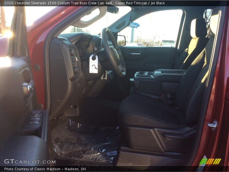 Cajun Red Tintcoat / Jet Black 2020 Chevrolet Silverado 1500 Custom Trail Boss Crew Cab 4x4