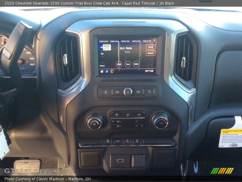 Cajun Red Tintcoat / Jet Black 2020 Chevrolet Silverado 1500 Custom Trail Boss Crew Cab 4x4