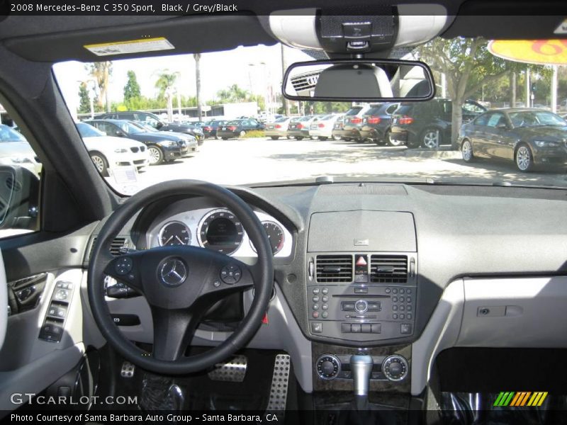 Black / Grey/Black 2008 Mercedes-Benz C 350 Sport