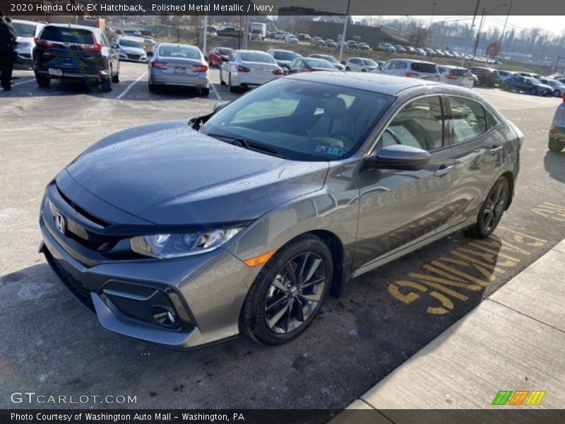 Polished Metal Metallic / Ivory 2020 Honda Civic EX Hatchback