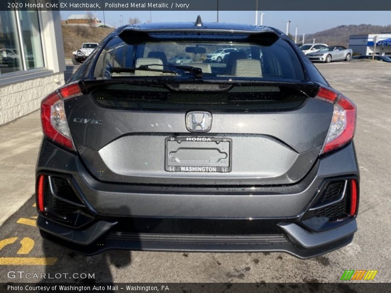 Polished Metal Metallic / Ivory 2020 Honda Civic EX Hatchback