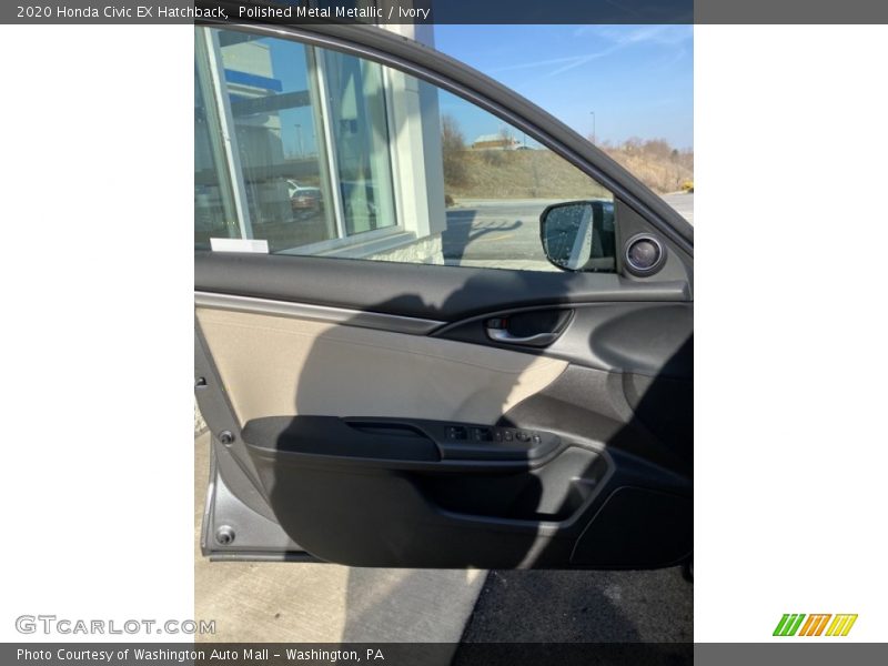 Polished Metal Metallic / Ivory 2020 Honda Civic EX Hatchback