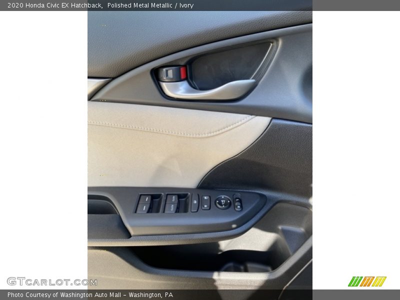 Polished Metal Metallic / Ivory 2020 Honda Civic EX Hatchback