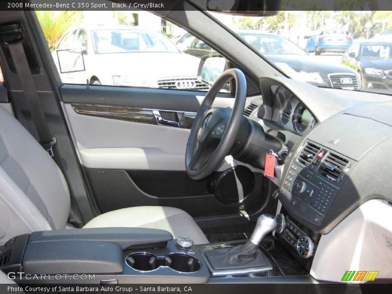 Black / Grey/Black 2008 Mercedes-Benz C 350 Sport