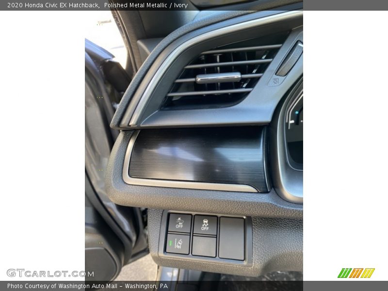 Polished Metal Metallic / Ivory 2020 Honda Civic EX Hatchback