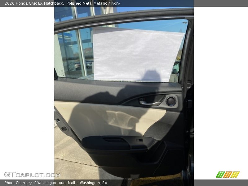 Polished Metal Metallic / Ivory 2020 Honda Civic EX Hatchback