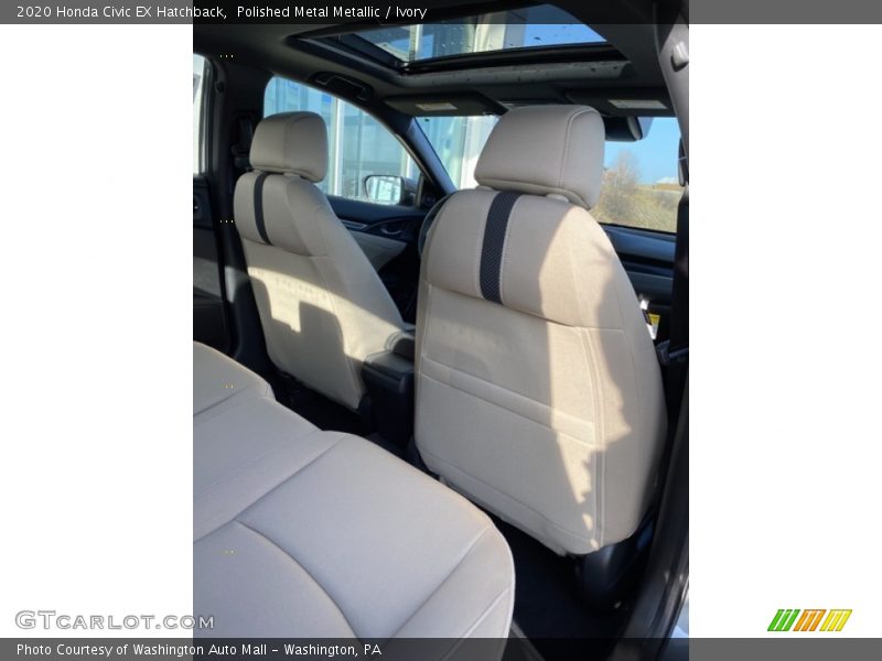 Polished Metal Metallic / Ivory 2020 Honda Civic EX Hatchback