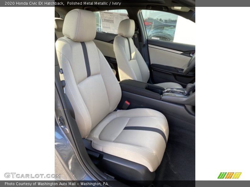 Polished Metal Metallic / Ivory 2020 Honda Civic EX Hatchback
