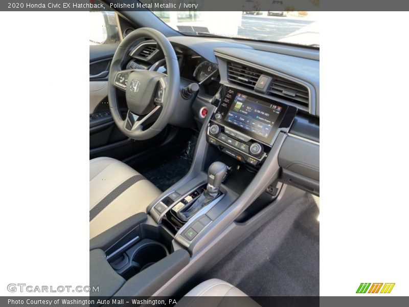 Polished Metal Metallic / Ivory 2020 Honda Civic EX Hatchback