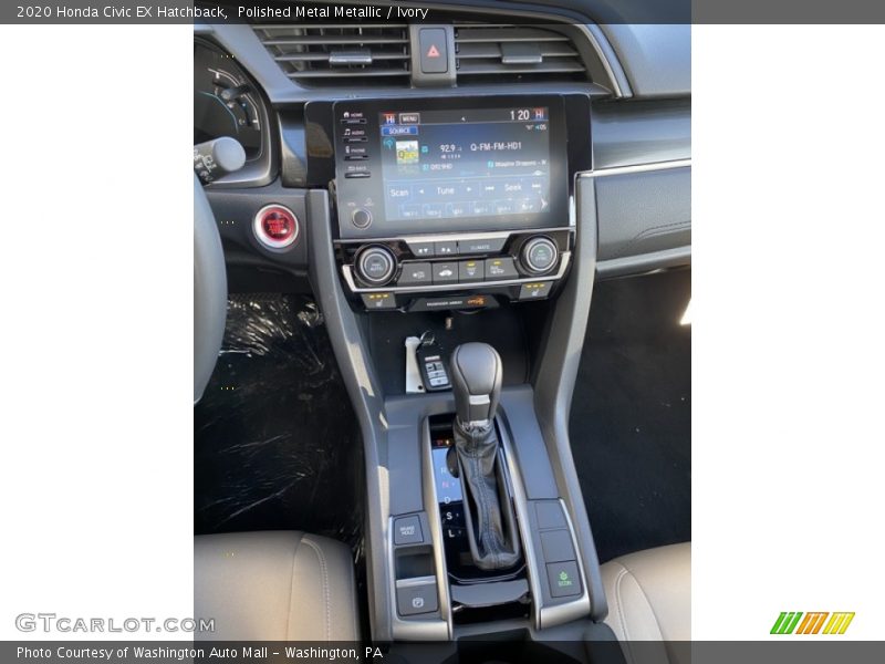 Polished Metal Metallic / Ivory 2020 Honda Civic EX Hatchback