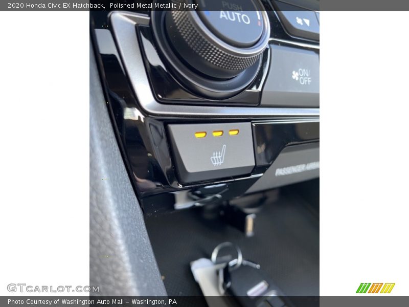 Polished Metal Metallic / Ivory 2020 Honda Civic EX Hatchback