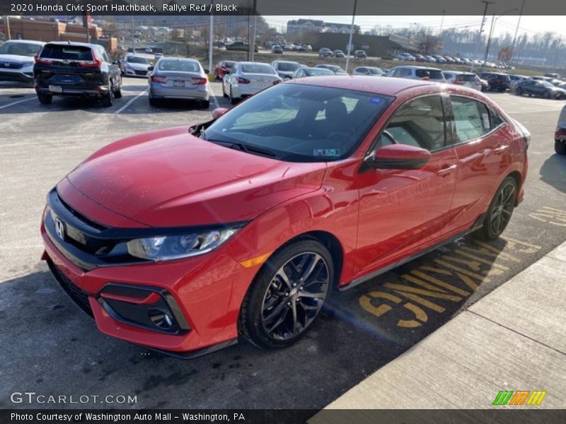 Rallye Red / Black 2020 Honda Civic Sport Hatchback