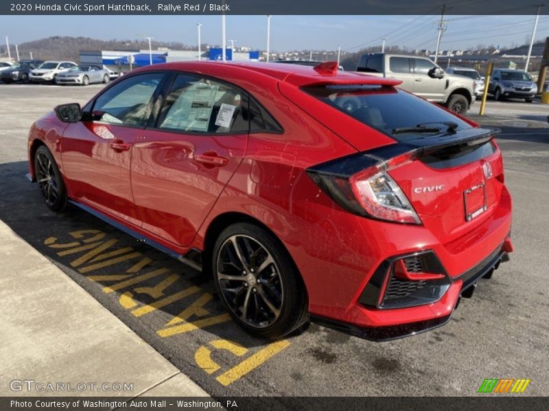 Rallye Red / Black 2020 Honda Civic Sport Hatchback