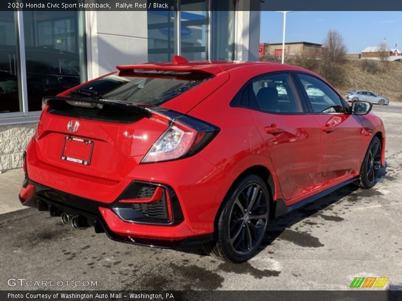 Rallye Red / Black 2020 Honda Civic Sport Hatchback