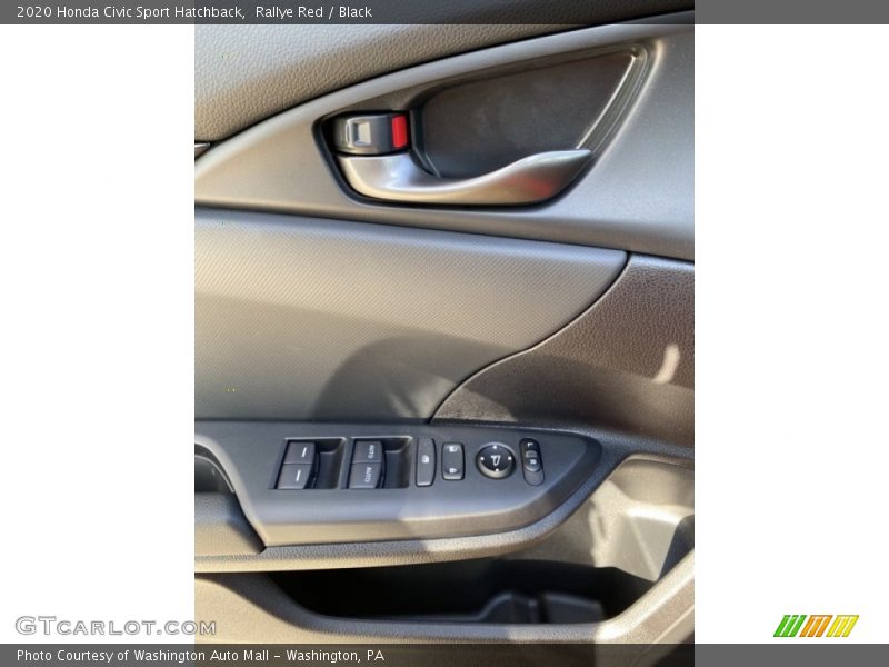 Rallye Red / Black 2020 Honda Civic Sport Hatchback