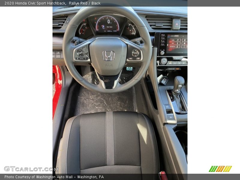 Rallye Red / Black 2020 Honda Civic Sport Hatchback