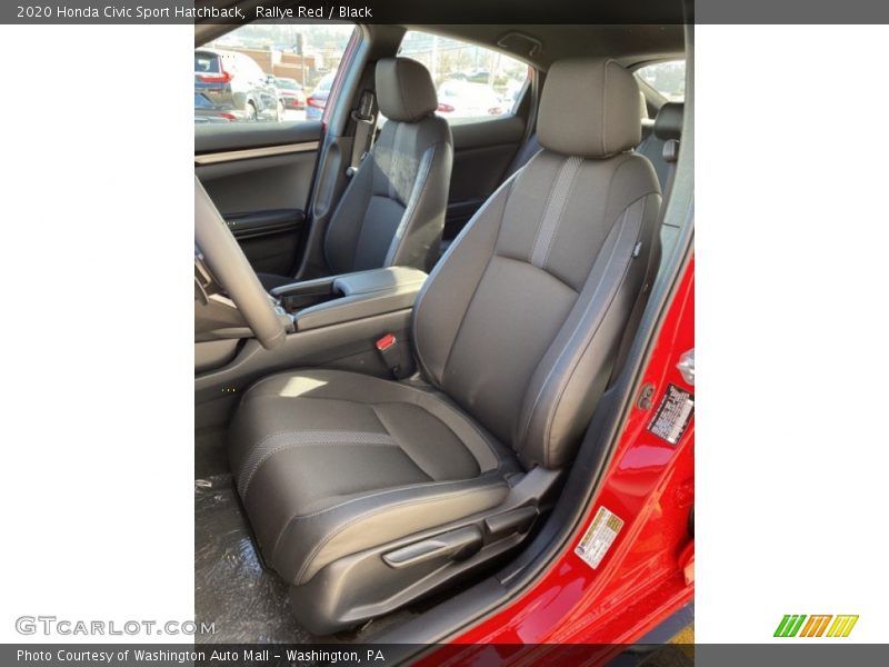 Rallye Red / Black 2020 Honda Civic Sport Hatchback