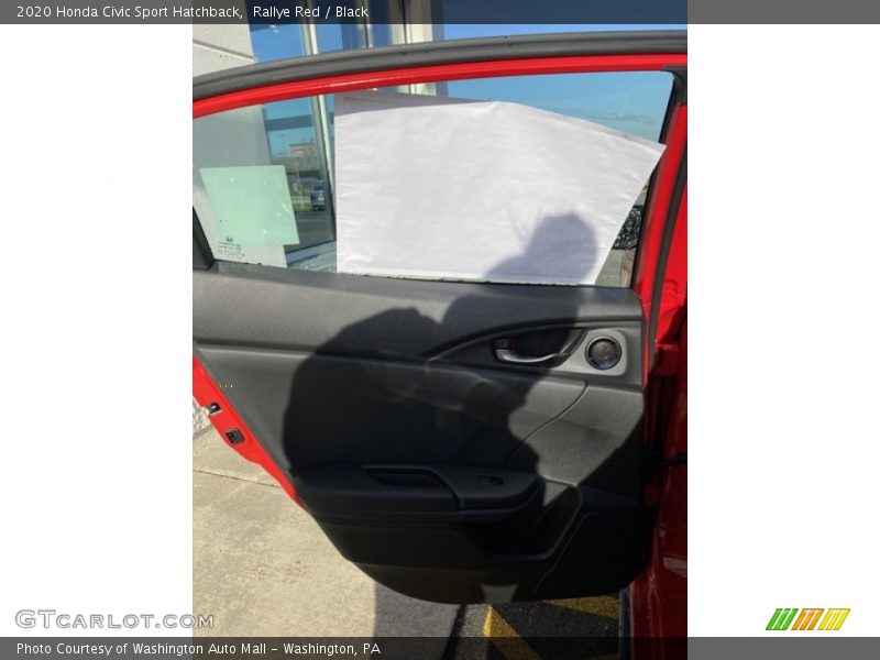 Rallye Red / Black 2020 Honda Civic Sport Hatchback