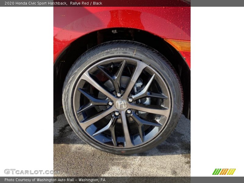 Rallye Red / Black 2020 Honda Civic Sport Hatchback