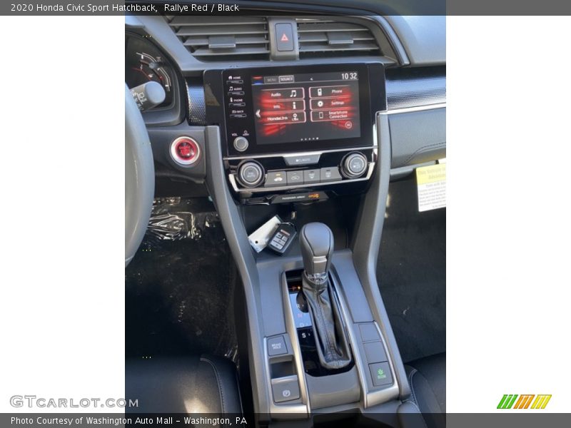 Rallye Red / Black 2020 Honda Civic Sport Hatchback