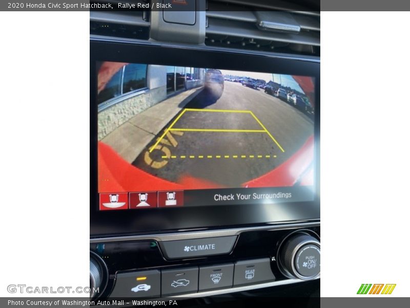 Rallye Red / Black 2020 Honda Civic Sport Hatchback