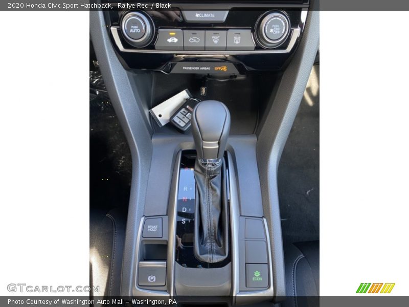 Rallye Red / Black 2020 Honda Civic Sport Hatchback