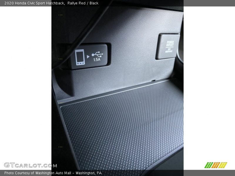 Rallye Red / Black 2020 Honda Civic Sport Hatchback
