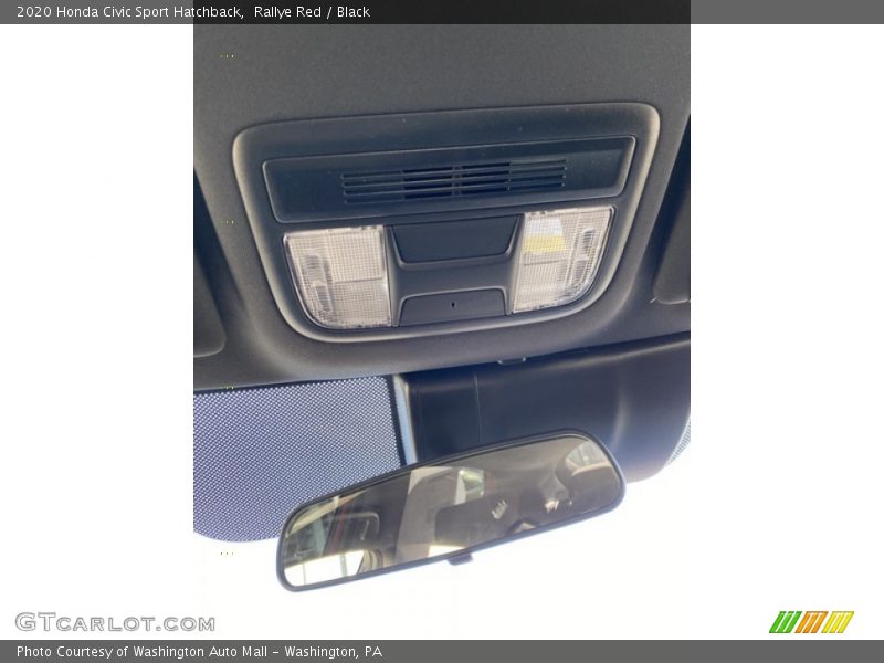 Rallye Red / Black 2020 Honda Civic Sport Hatchback