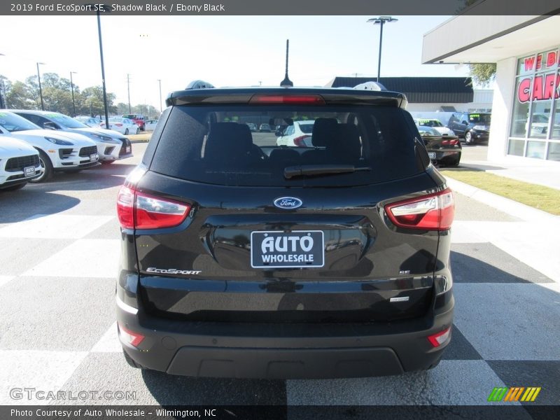 Shadow Black / Ebony Black 2019 Ford EcoSport SE