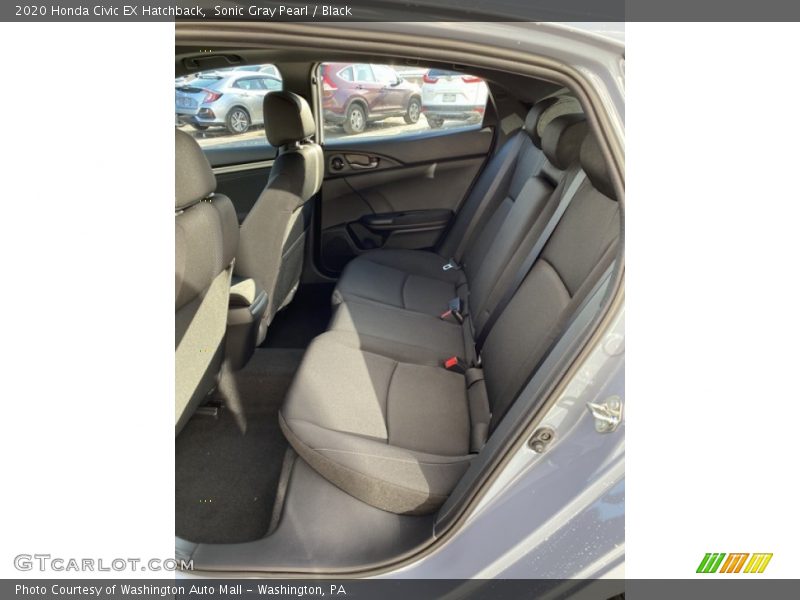 Sonic Gray Pearl / Black 2020 Honda Civic EX Hatchback