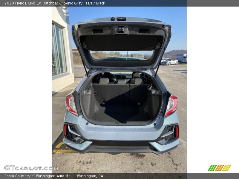 Sonic Gray Pearl / Black 2020 Honda Civic EX Hatchback