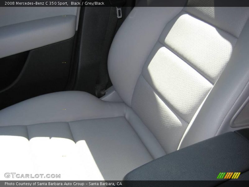 Black / Grey/Black 2008 Mercedes-Benz C 350 Sport