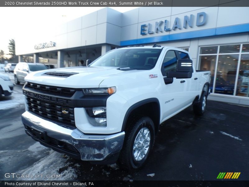 Summit White / Jet Black 2020 Chevrolet Silverado 2500HD Work Truck Crew Cab 4x4